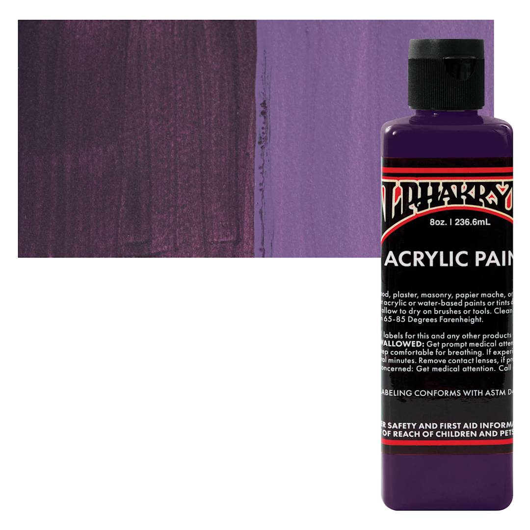 Open in modal - Alpha6 Alphakrylic Acrylic Paint - Concord, 8 oz bottle and swatch