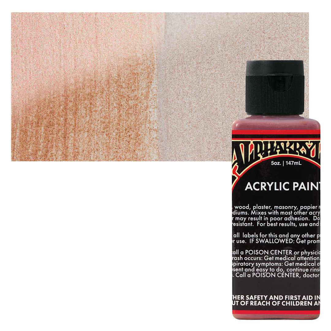 Open in modal - Alpha6 Alphakrylic Acrylic Paint - Sunset Color Shift, 5 oz bottle and swatch