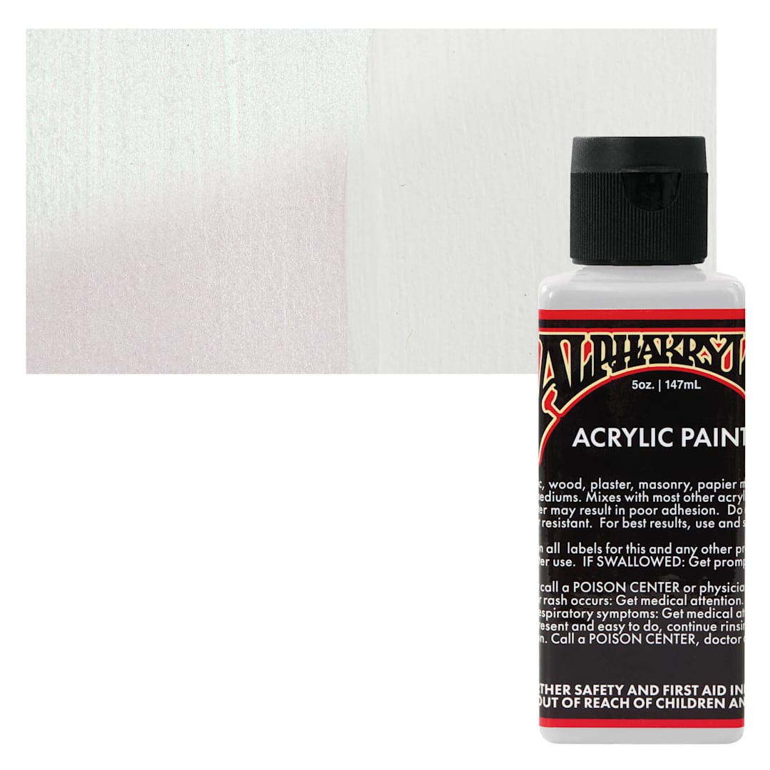 Open in modal - Alpha6 Alphakrylic Acrylic Paint - Opal Color Shift, 5 oz bottle and swatch