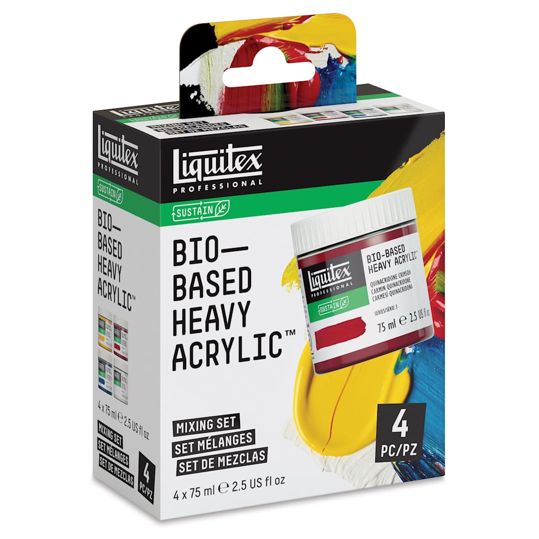 Open in modal - Liquitex Bio-Based Heavy Acrylic Paints - Set of 4, Mixing, 75 ml