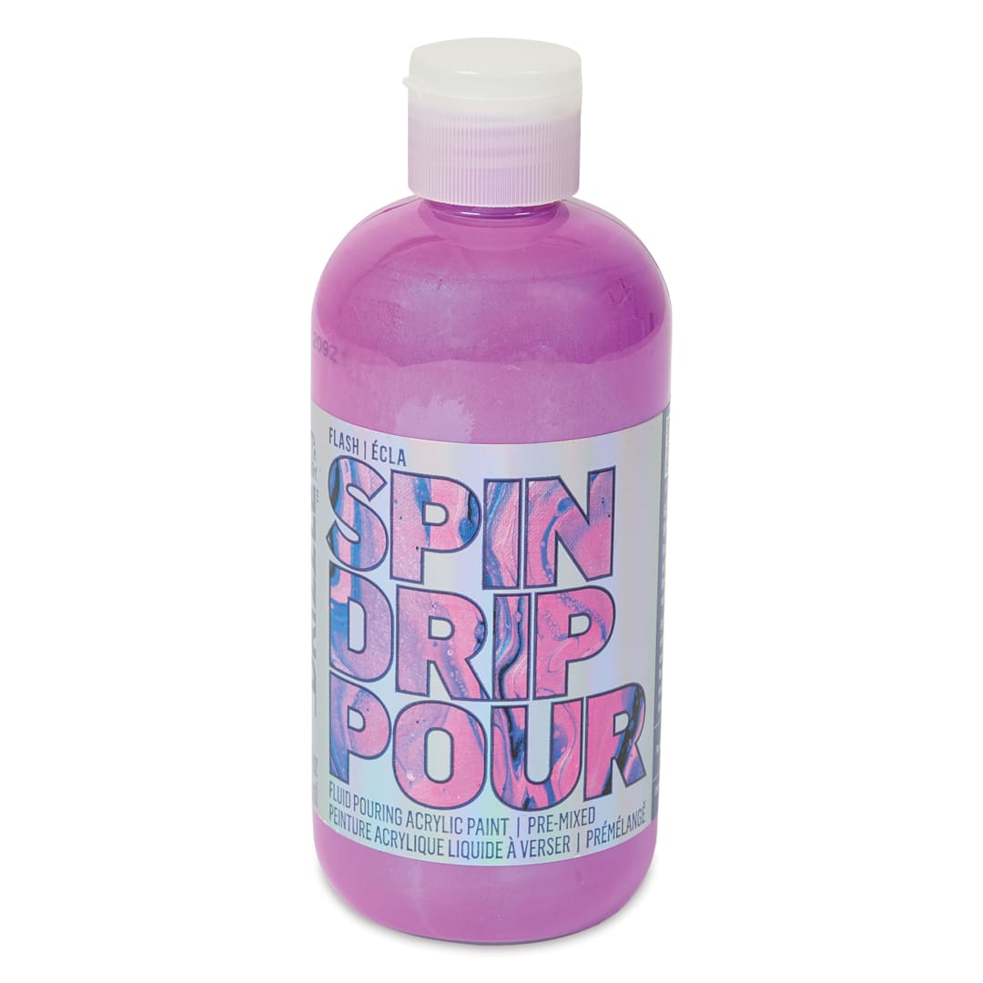 Open in modal - FolkArt Drizzle Acrylic Pouring Paint - Opti-Mystic Flash Color Shift, 9 oz