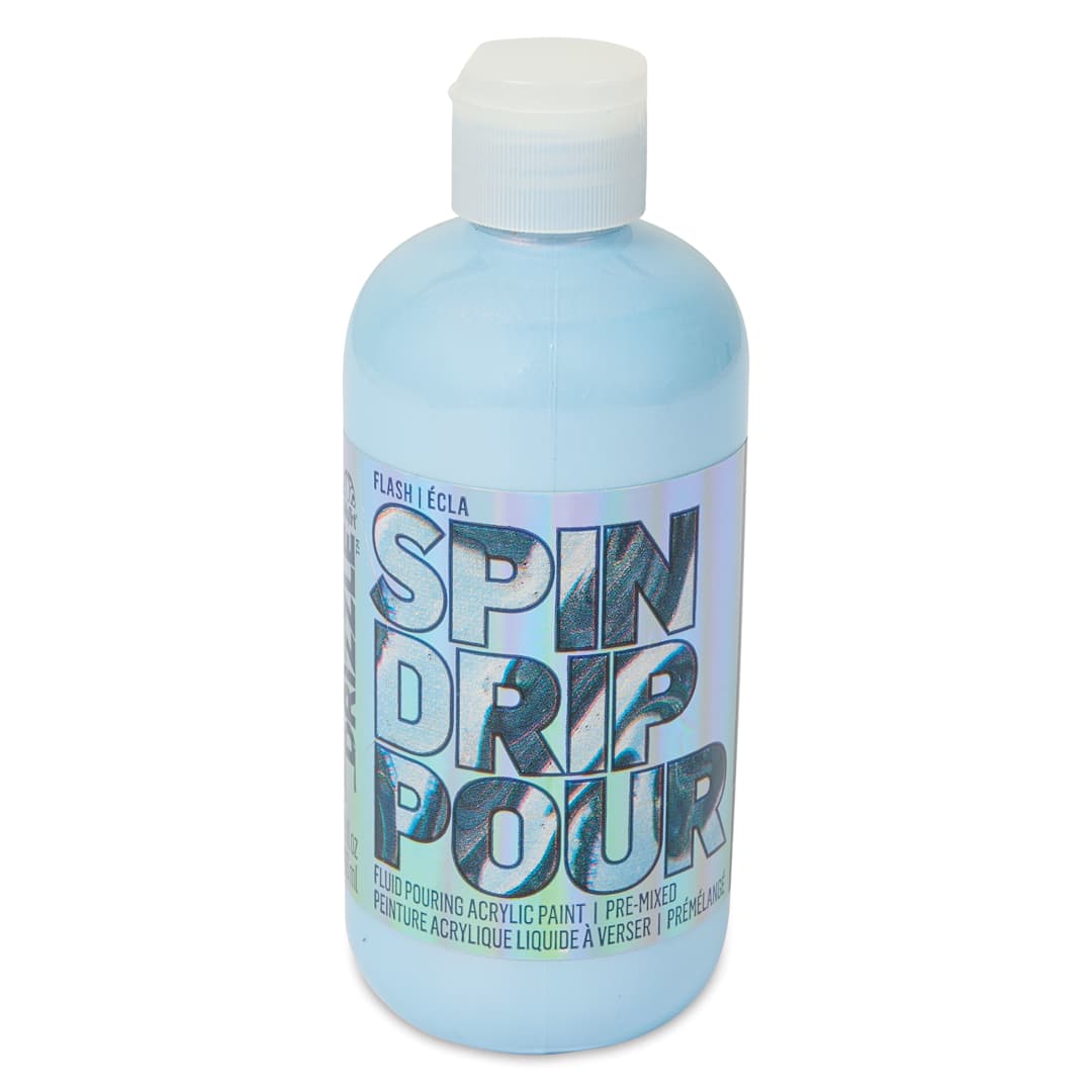 Open in modal - FolkArt Drizzle Acrylic Pouring Paint - Sky Flash Color Shift, 9 oz