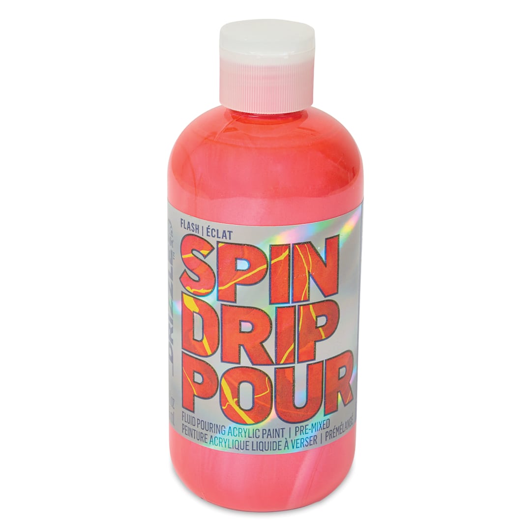 Open in modal - FolkArt Drizzle Acrylic Pouring Paint - Candy Apple Color Shift, 9 oz
