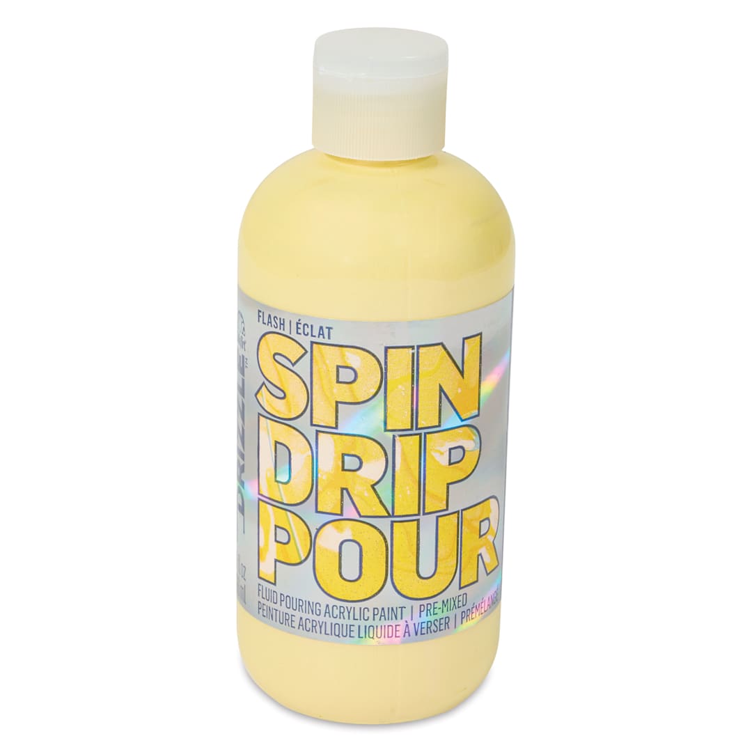 Open in modal - FolkArt Drizzle Acrylic Pouring Paint - Lemon Flash Color Shift, 9 oz