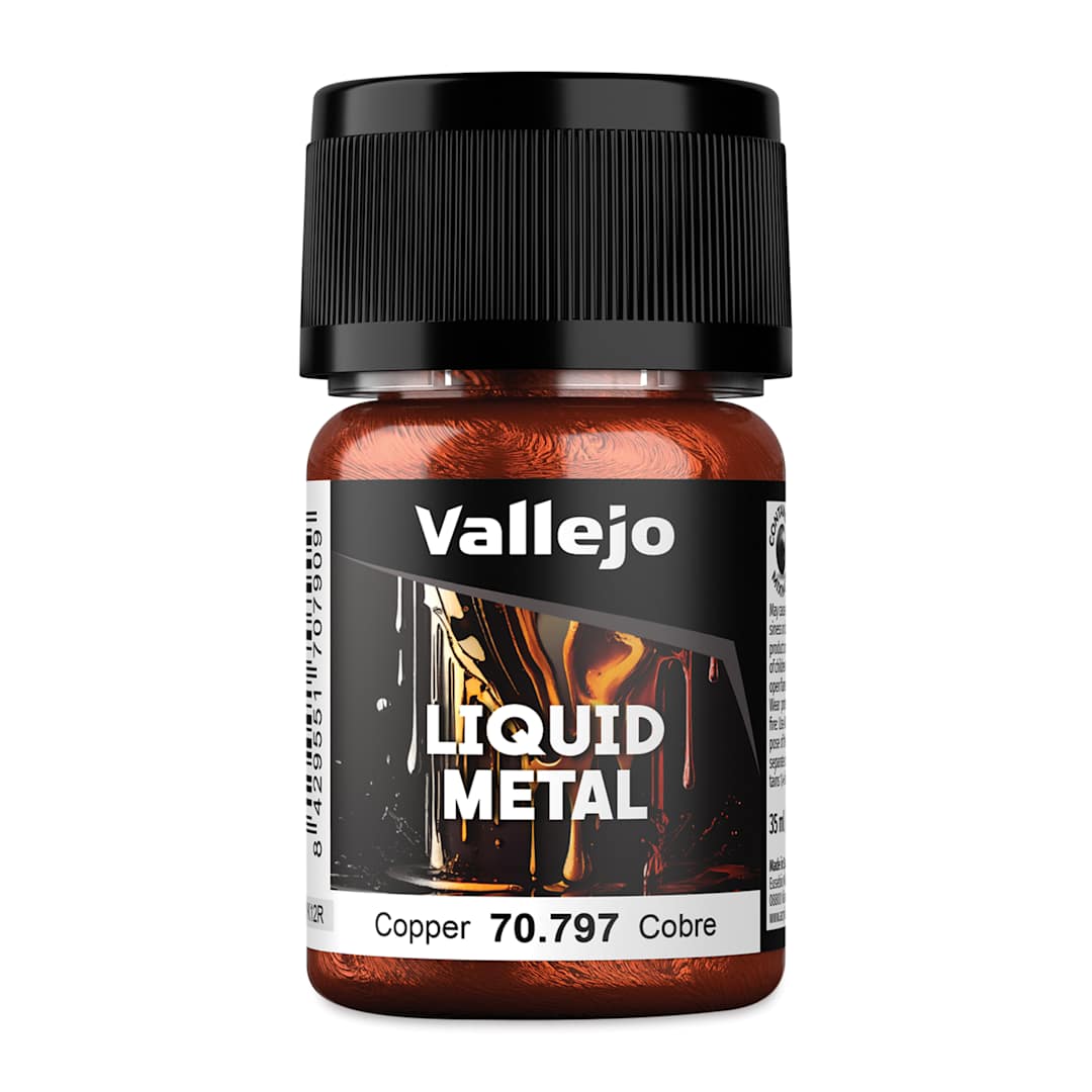 Open in modal - Vallejo Liquid Metal Alcohol Paint - Copper, 35 ml