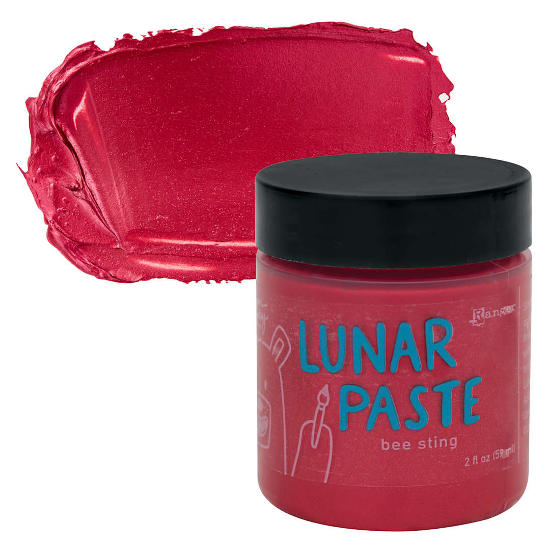 Open in modal - Simon Hurley Create Lunar Acrylic Paste - Bee Sting, 2 oz jar and swatch