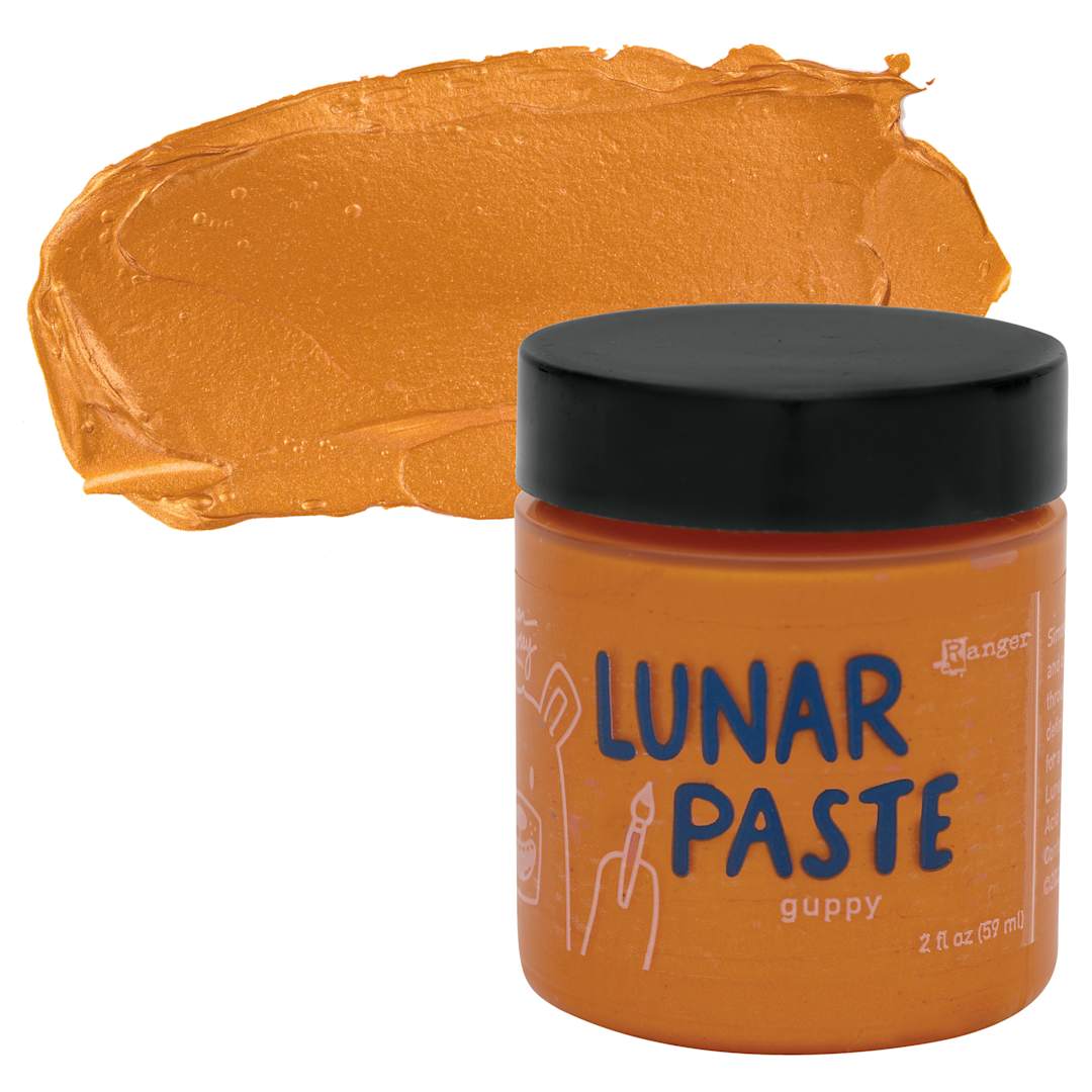 Open in modal - Simon Hurley Create Lunar Acrylic Paste - Guppy, 2 oz jar and swatch