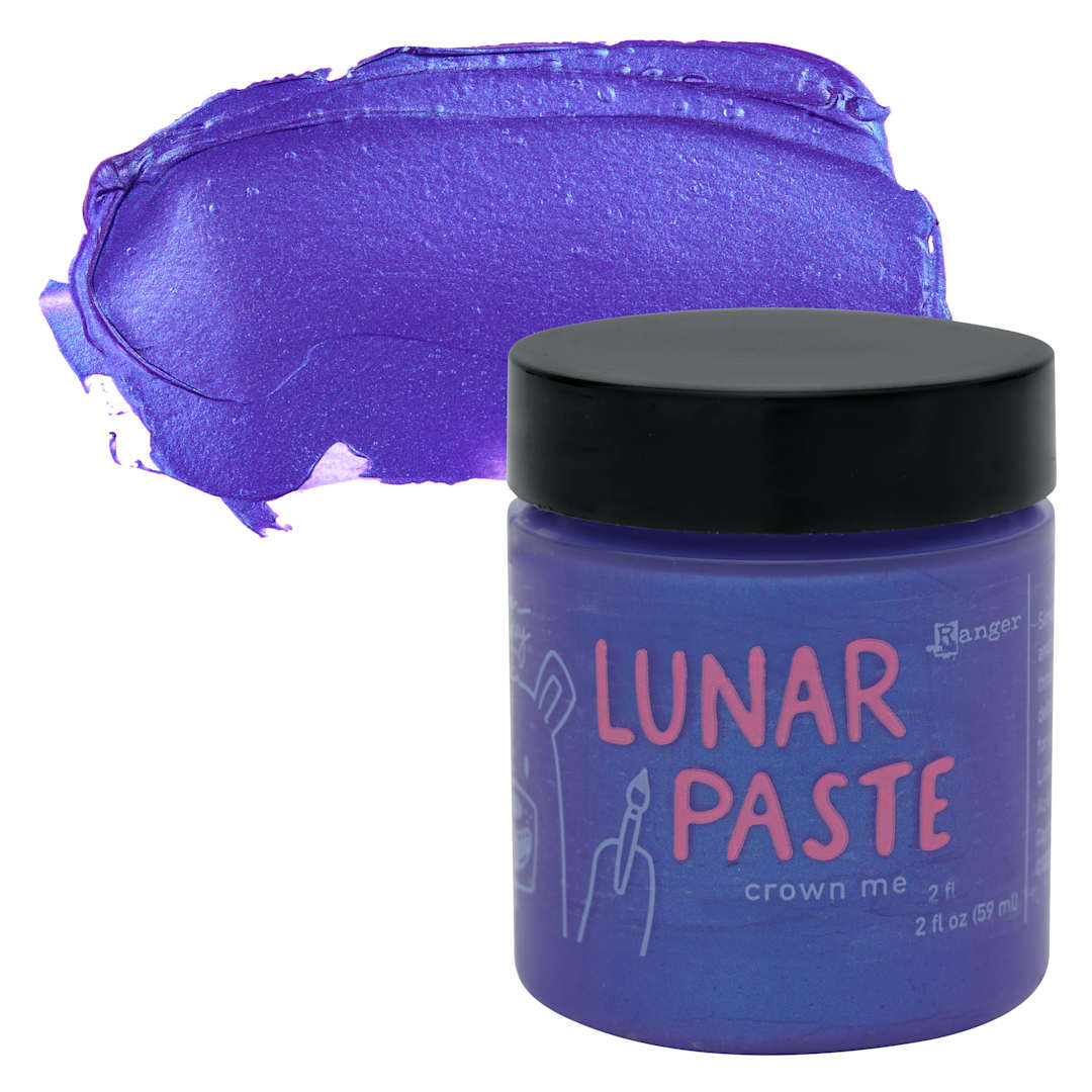 Open in modal - Simon Hurley Create Lunar Acrylic Paste - Crown Me, 2 oz jar and swatch
