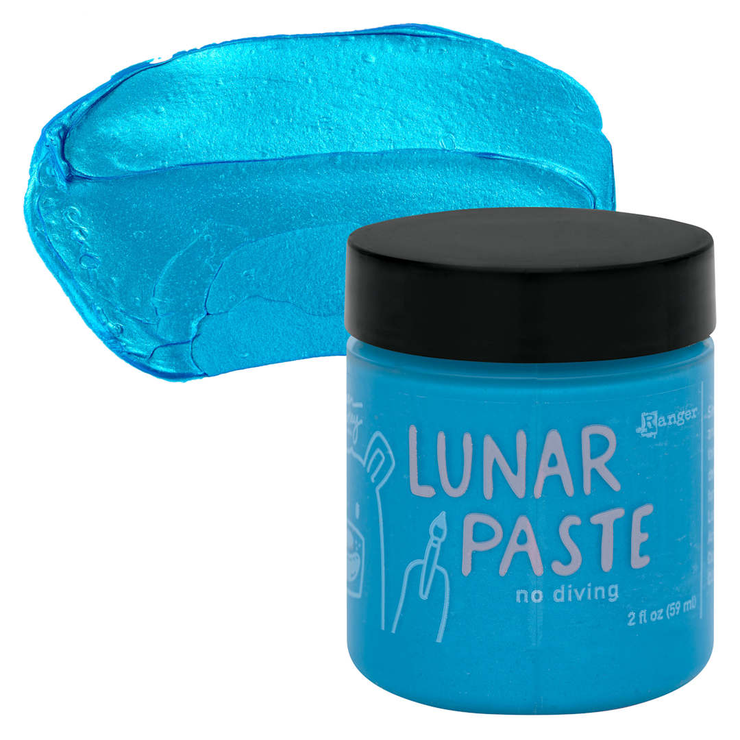 Open in modal - Simon Hurley Create Lunar Acrylic Paste - No Diving, 2 oz jar and swatch