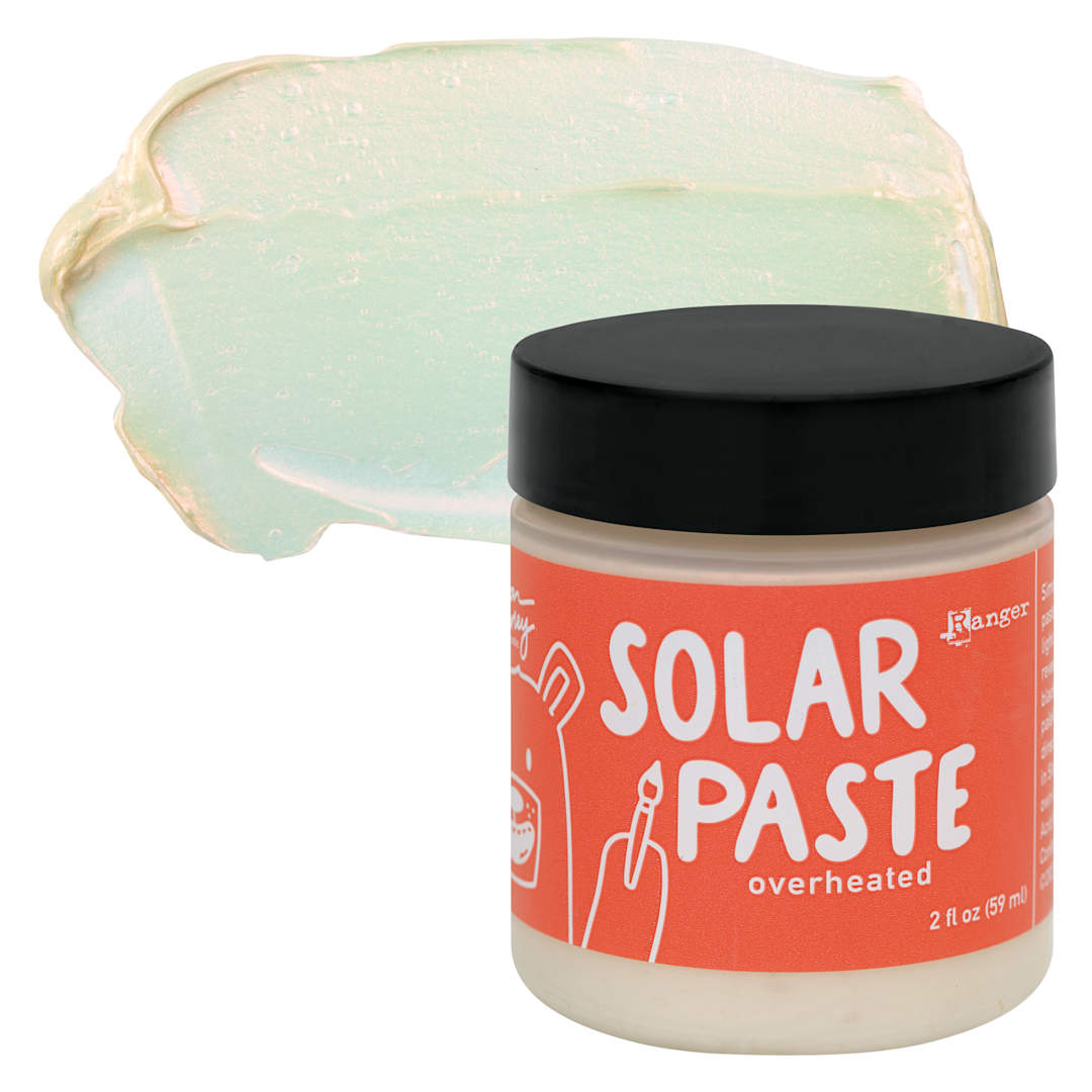 Open in modal - Simon Hurley Create Solar Acrylic Paste - Overheated, 2 oz jar and swatch