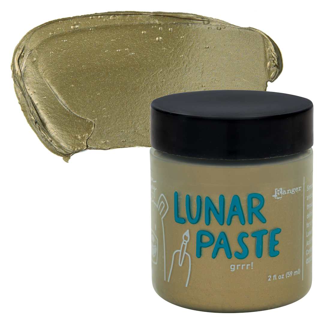 Open in modal - Simon Hurley Create Lunar Acrylic Paste - Grrr, 2 oz jar and swatch