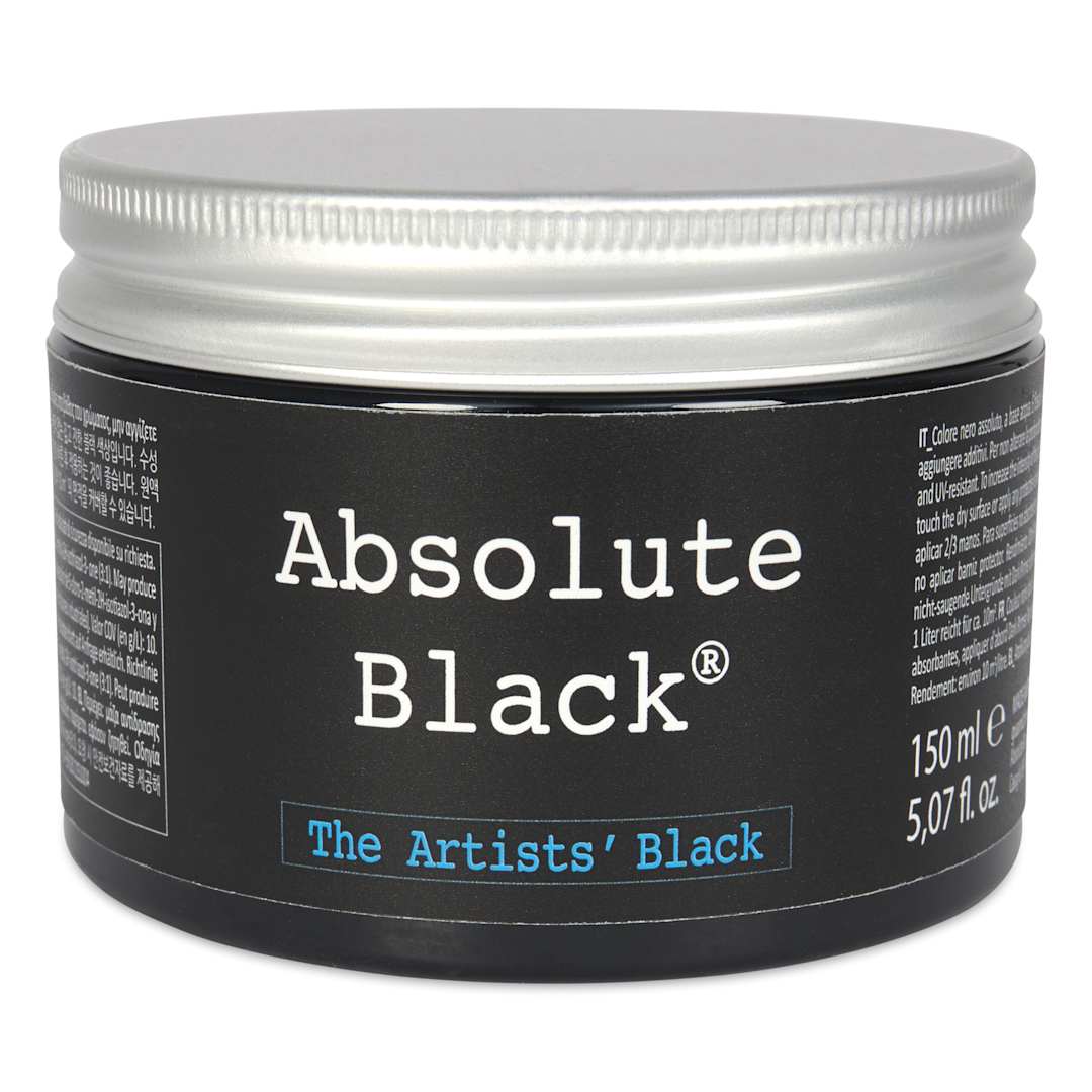 Open in modal - Absolute Black Acrylic Paint - 150 ml