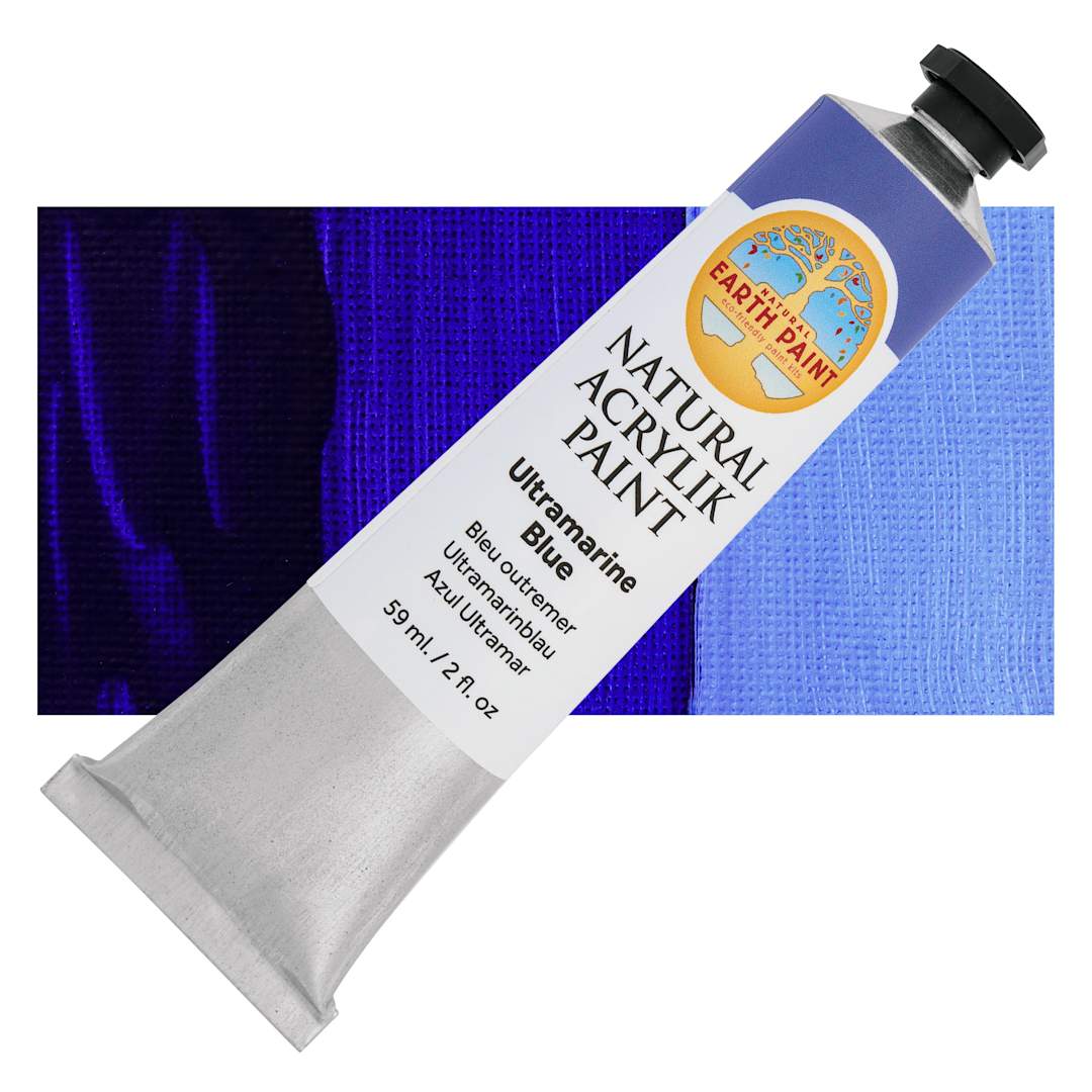 Open in modal - Natural Earth Paint Natural Acrylik Paint - Ultramarine Blue, 59 ml tube