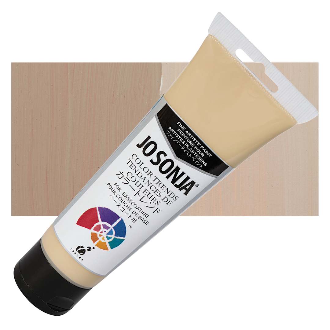 Open in modal - Chroma's Jo Sonja Color Trends Acrylic Paint - Mouse - Tube and Swatch