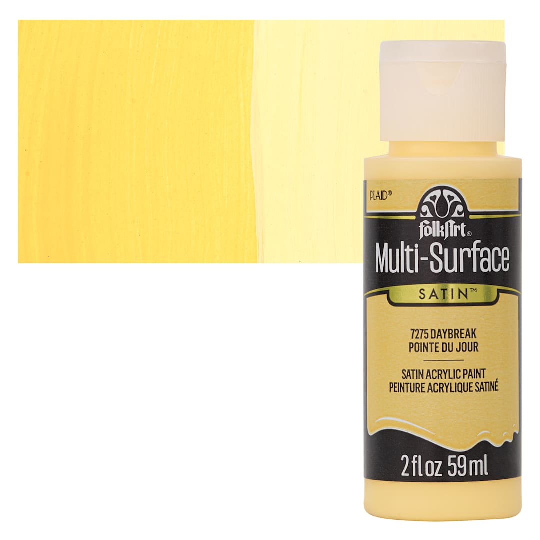 Open in modal - FolkArt Multi-Surface Acrylic Paint - Daybreak, 59 ml bottle and swatch