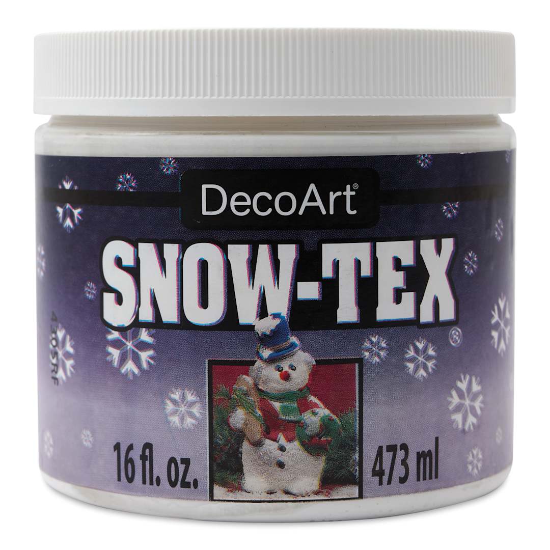 Open in modal - DecoArt Snow-Tex Acrylic Medium - 16 oz, jar