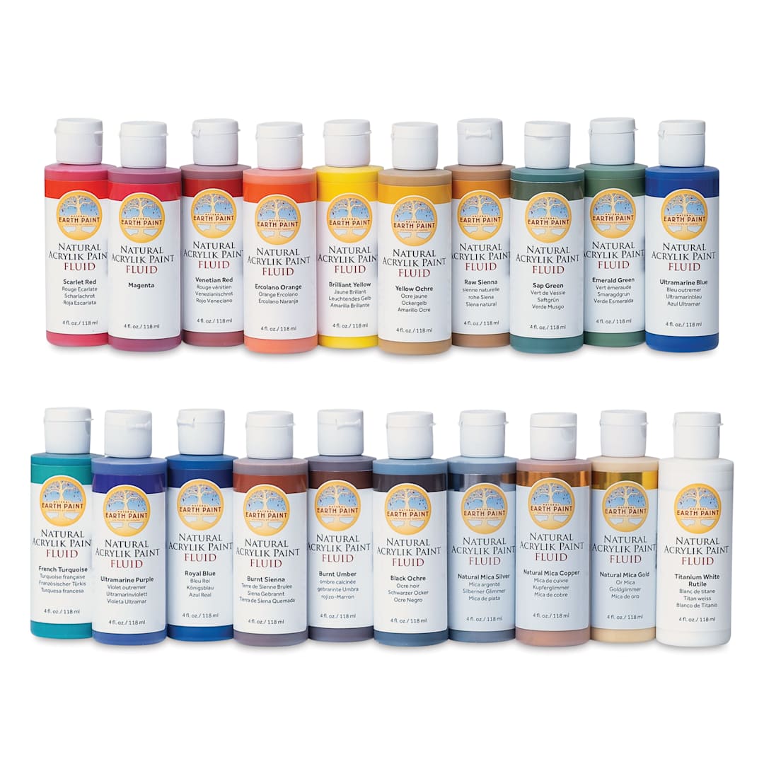 Open in modal - Natural Earth Paint Natural Fluid Acrylik Paints