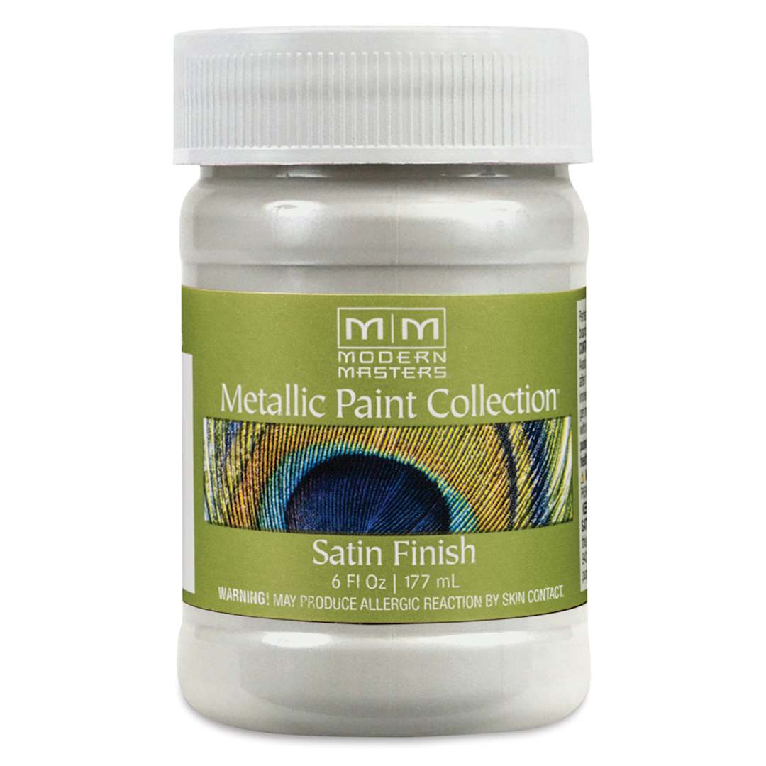 Open in modal - Modern Masters Metallic Paint - Pearl White, 177 ml jar