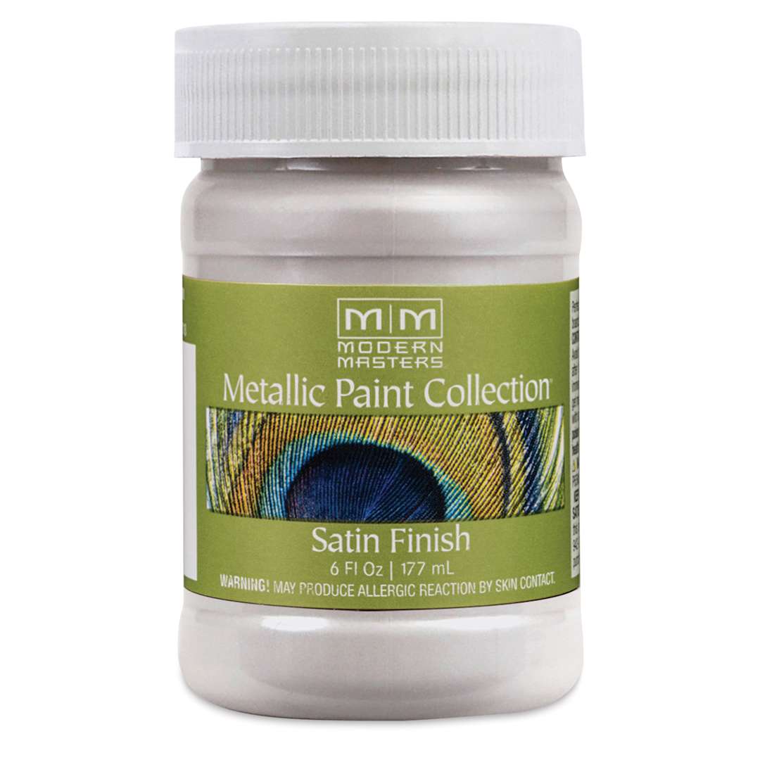 Open in modal - Modern Masters Metallic Paint - Oyster, 177 ml jar