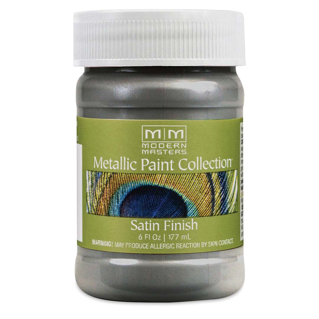 Open in modal - Modern Masters Metallic Paint - Pewter, 177 ml jar