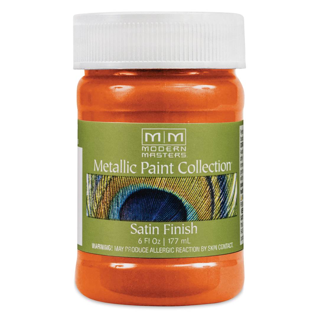 Open in modal - Modern Masters Metallic Paint - Burnt Orange, 177 ml jar