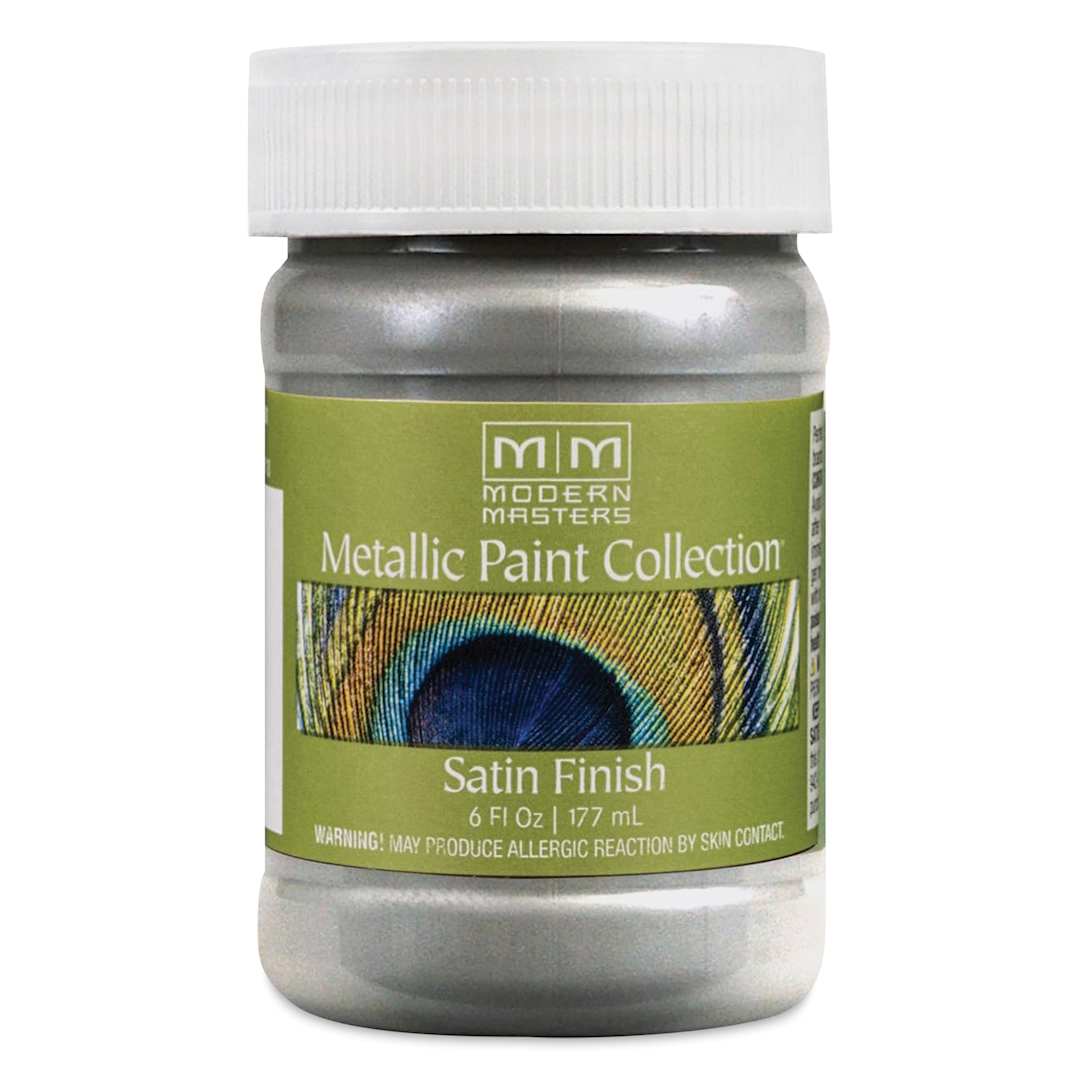 Open in modal - Modern Masters Metallic Paint - Silver, 177 ml jar