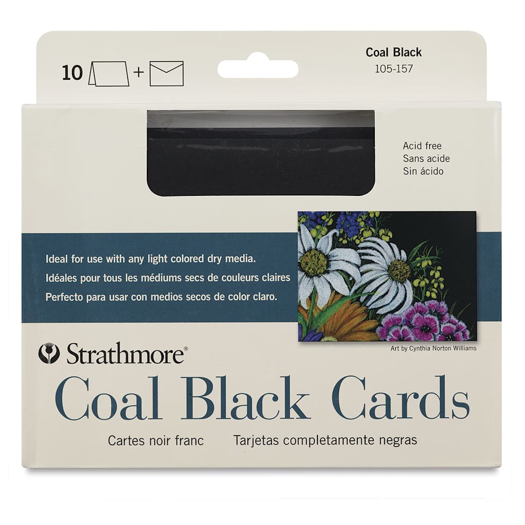 Open in modal - Strathmore Artagain Coal Black Cards - Front of package
