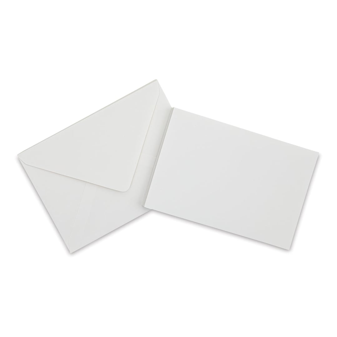 Open in modal - Original Crown Mill Folded Cards - White, Pkg of 10 (card and envelope)