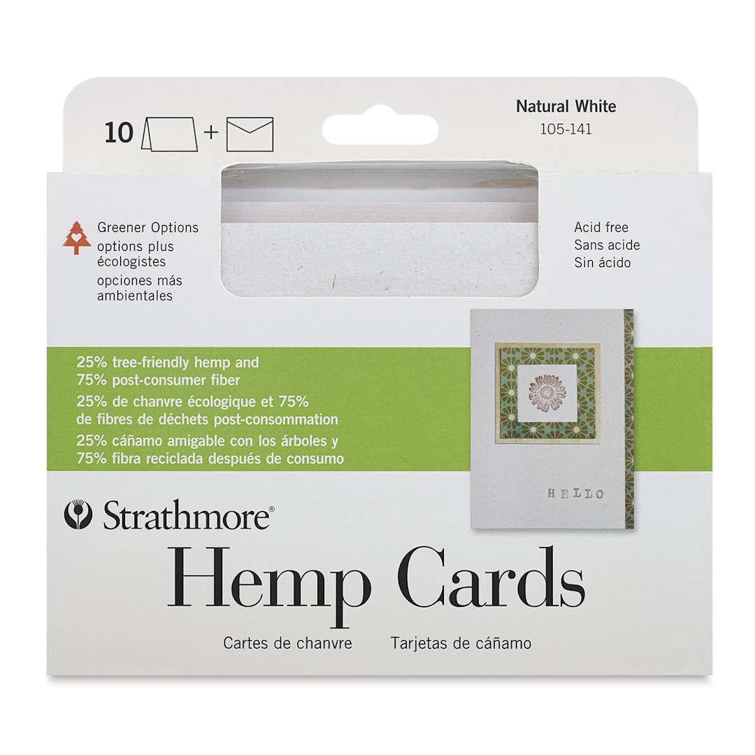 Open in modal - Strathmore Hemp Cards - Pkg of 10