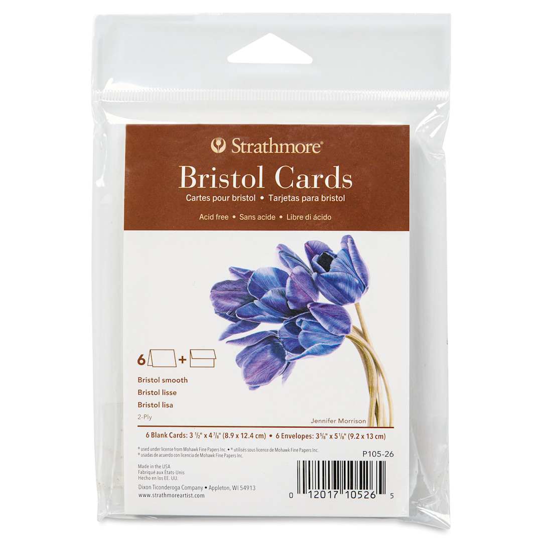 Open in modal - Strathmore 400 Series Bristol Cards and Envelopes - Announcement Size, front of the packaging