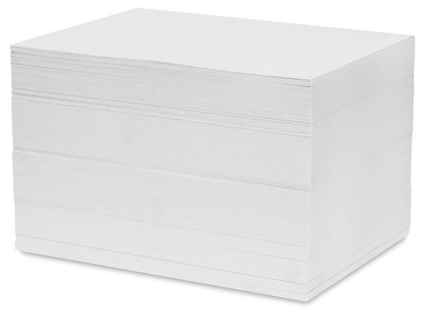 Open in modal - Watercolor Paper, Pkg of 625 Sheets, 9" x 12", 88 lb