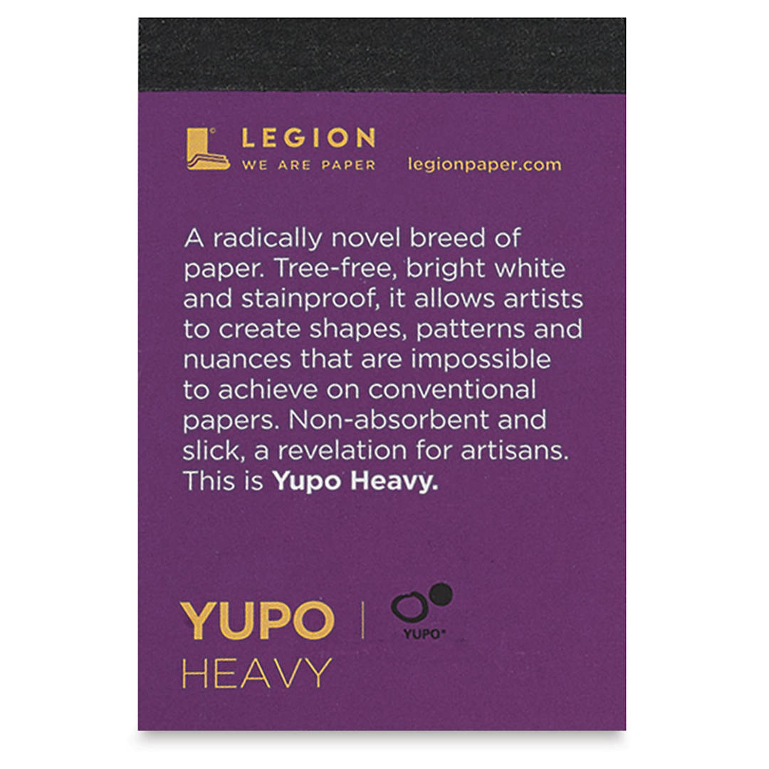 Open in modal - Legion Yupo Heavyweight Synthetic Paper Pad - 2-1/2" x 3-3/4", 10 Sheets