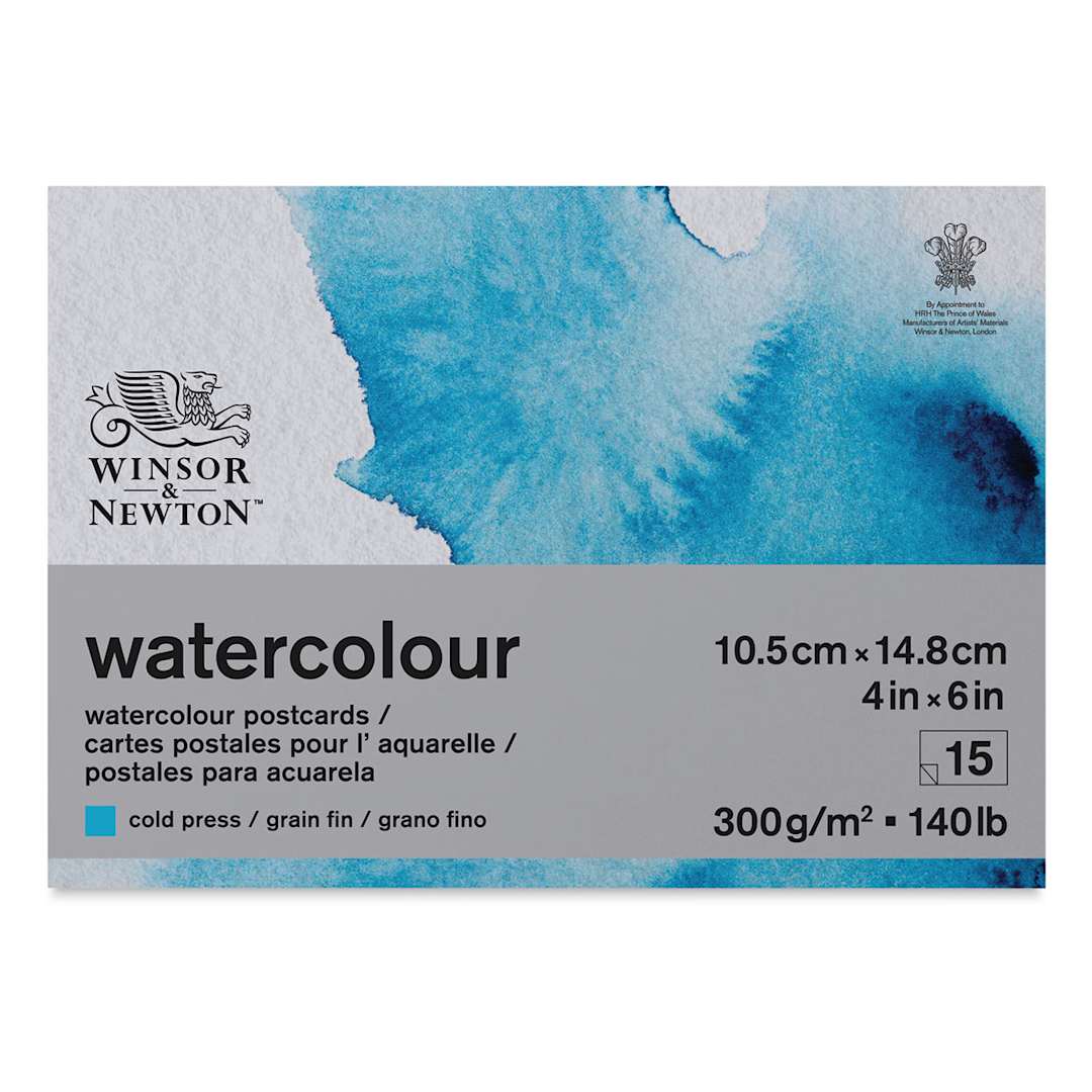 Open in modal - Winsor & Newton Watercolor Postcards (front of pad)