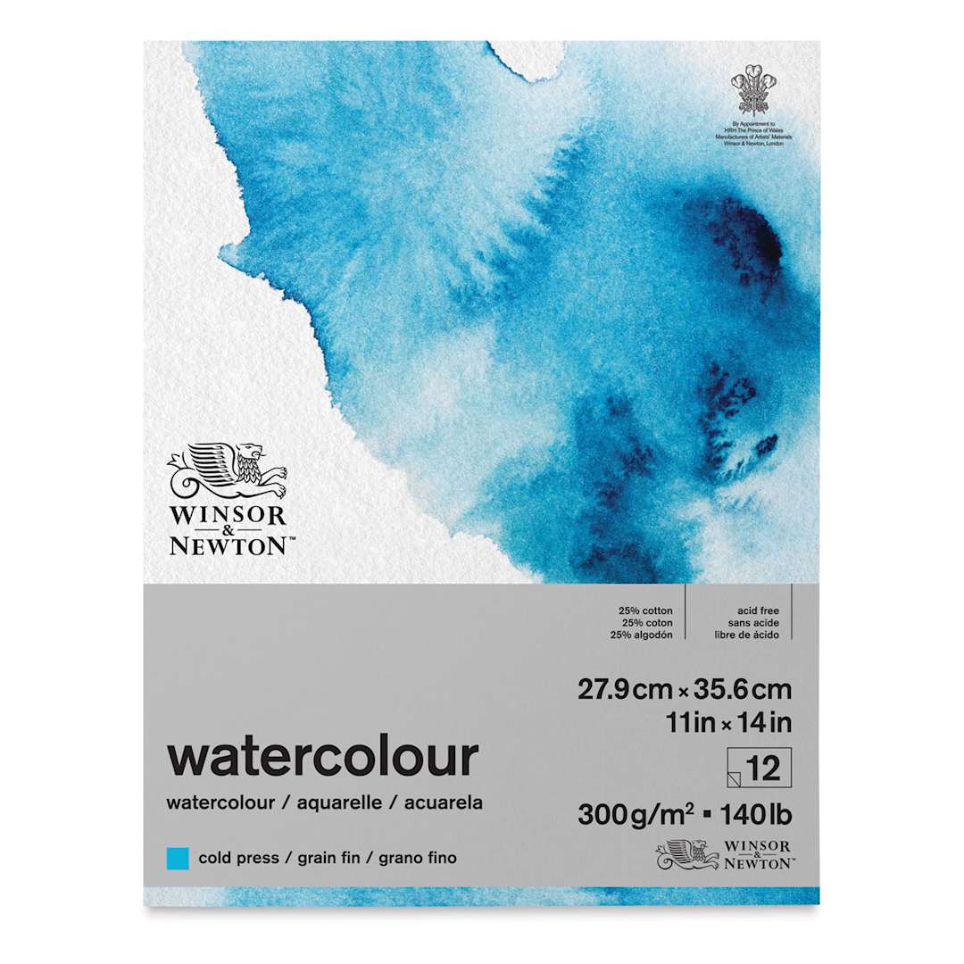 Open in modal - Winsor & Newton Watercolor Pad - 11" x 14", Gluebound