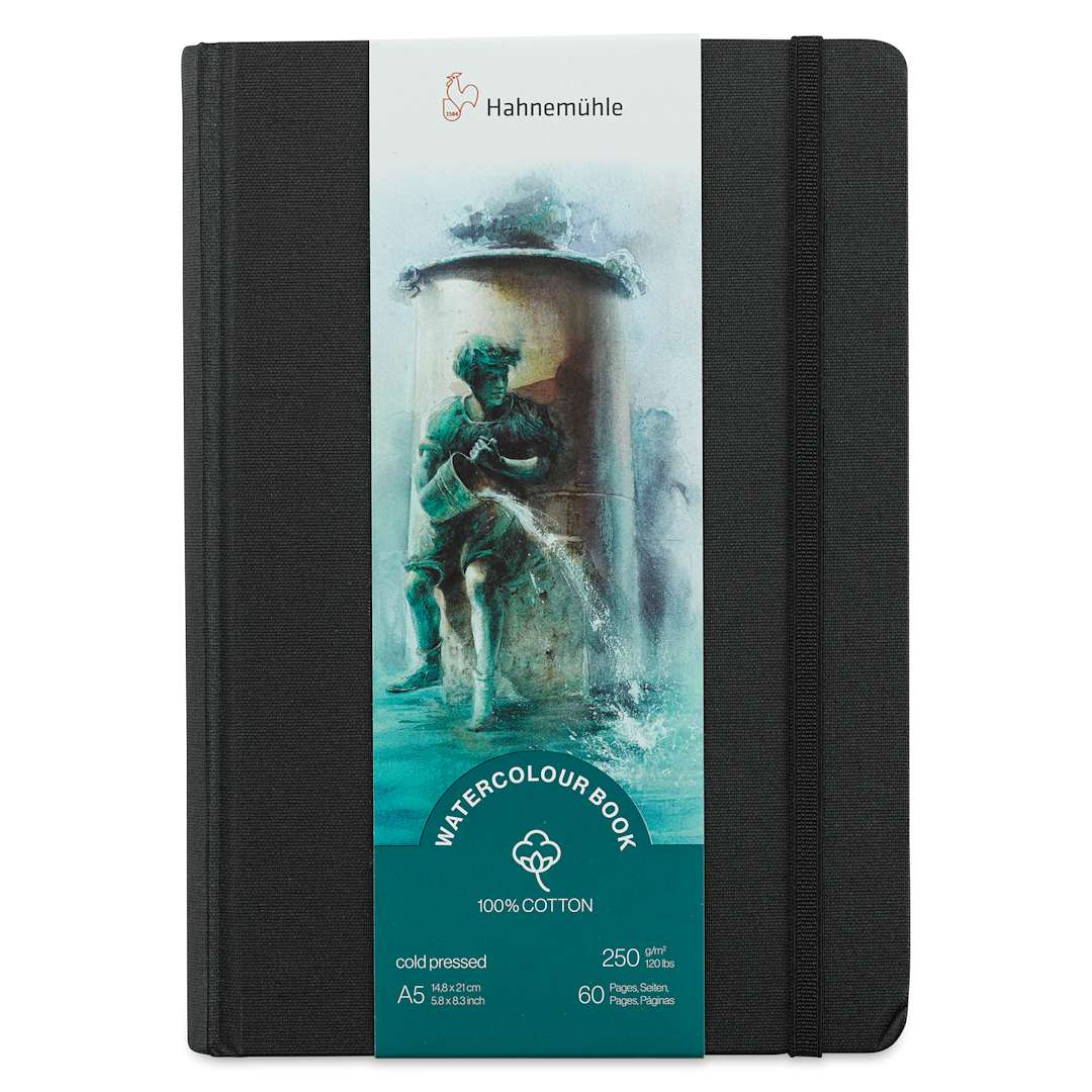 Open in modal - Hahnemühle Watercolor Books - 5.8" x 8.3", A5, 60 Pages, Portrait