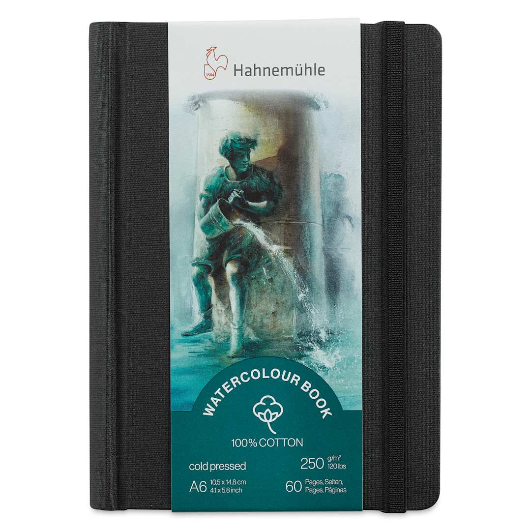 Open in modal - Hahnemühle Watercolor Book - 4.1" x 5.8", A6, 60 Pages, Portrait
