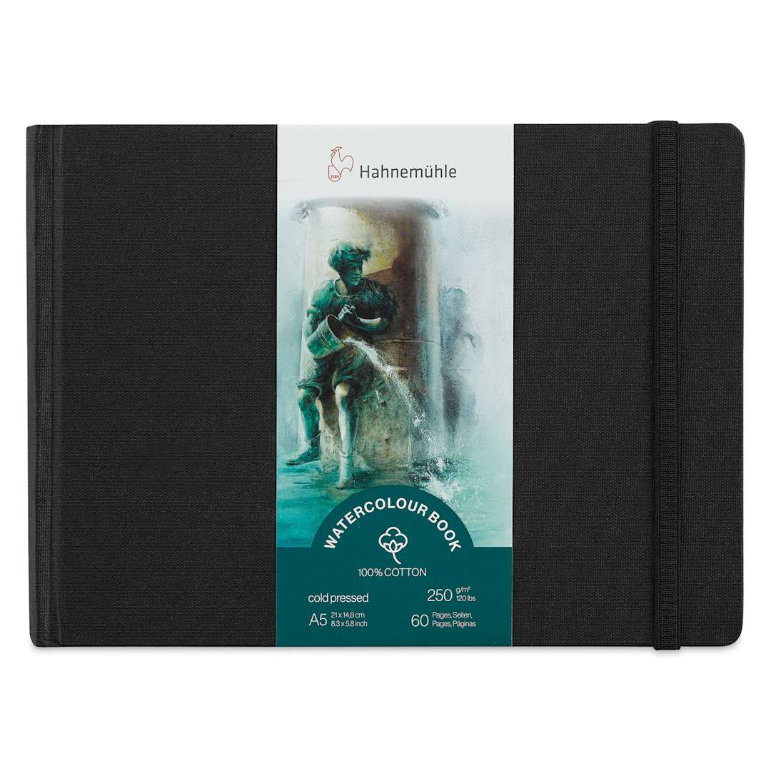 Open in modal - Hahnemühle Watercolor Book - 8.3" x 5.8", A5, 60 Pages, Landscape