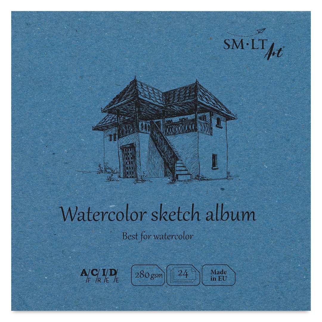 Open in modal - SMLT Art Layflat Watercolor Pad, front of pad