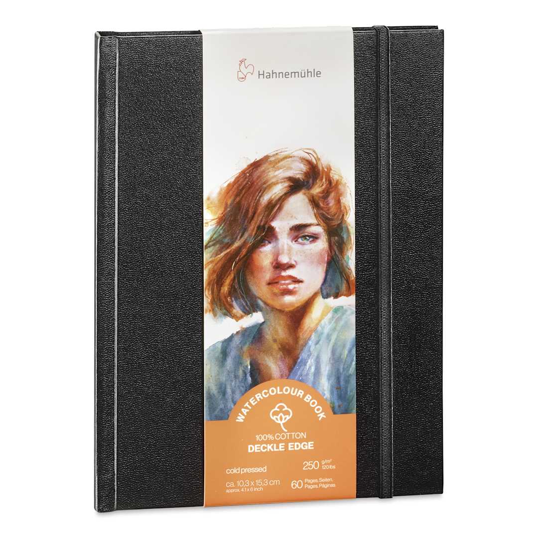 Open in modal - Hahnemühle Deckle Edge Watercolor Journal - 4.1" x 5.8", Portrait