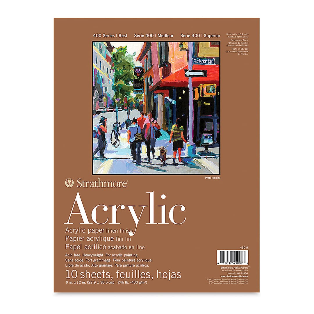 Open in modal - Strathmore 400 Series Acrylic Pad - 9" x 12"