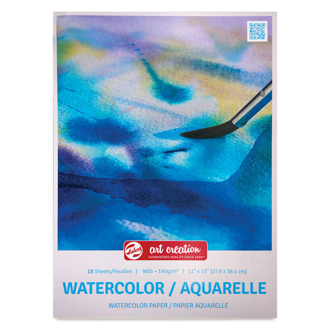 Open in modal - Talens Art Creations Watercolor Pad - 11" x 15", front cover
