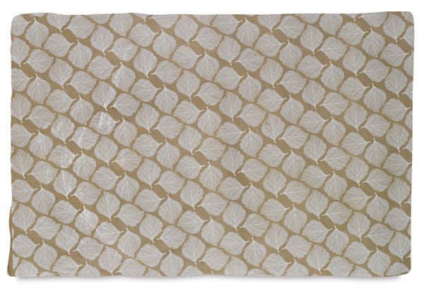 Open in modal - Lamali Decorative Paper - 22" x 30", White/Brown, Victoria Lapas, Single Sheet