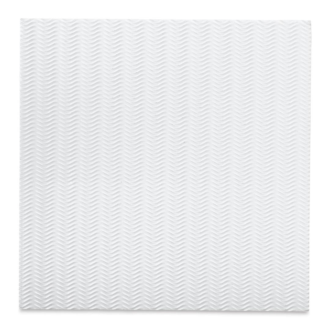 Open in modal - Corrugated Illusion Decorative Paper - Full sheet of Snow White color shown