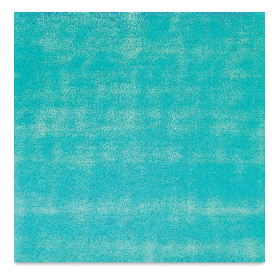 Open in modal - Black Ink Dotty Embossed Iridescent Paper - Blue Ice, 12" x 12"