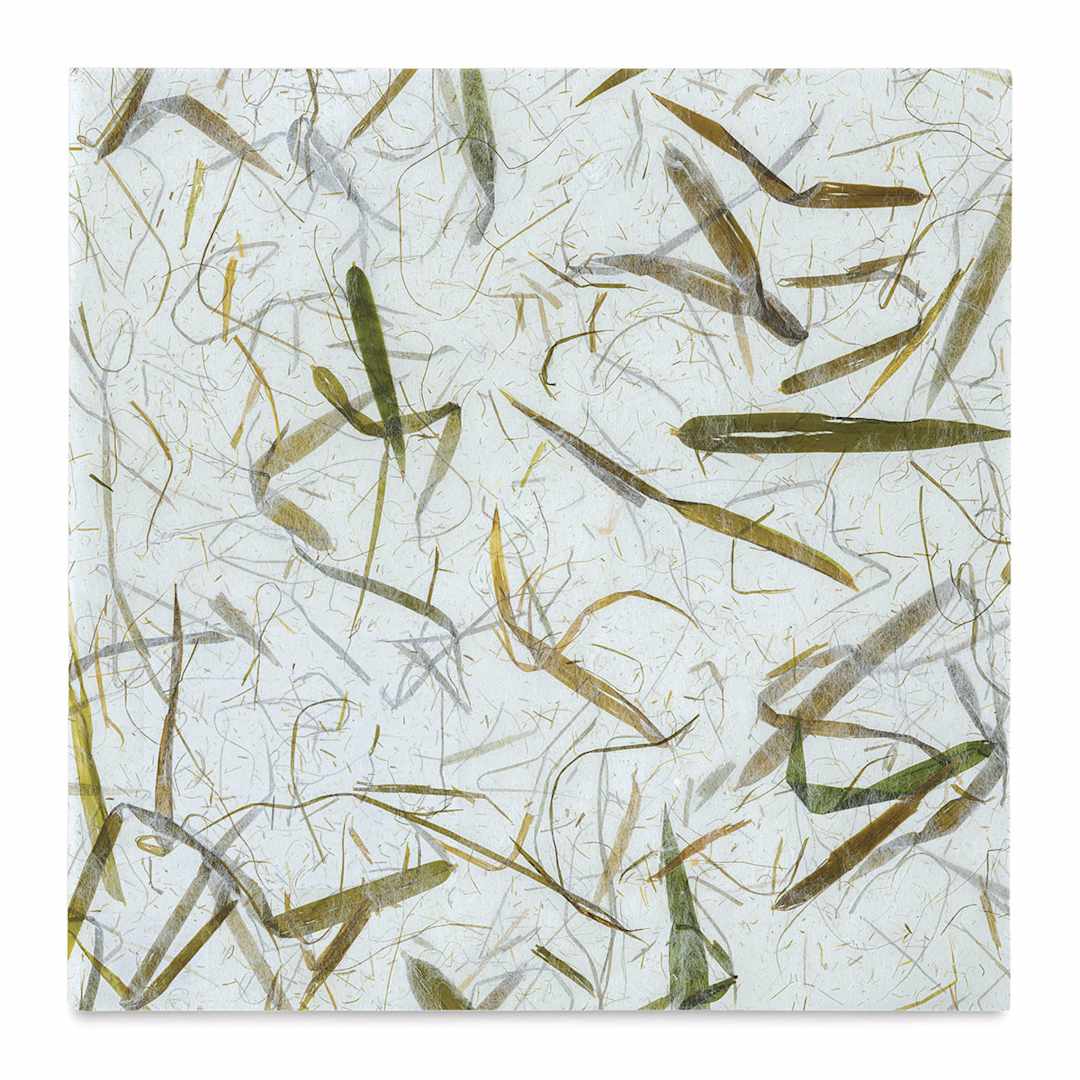 Open in modal - Thai Bamboo Leaves Decorative Paper - Full sheet shown
