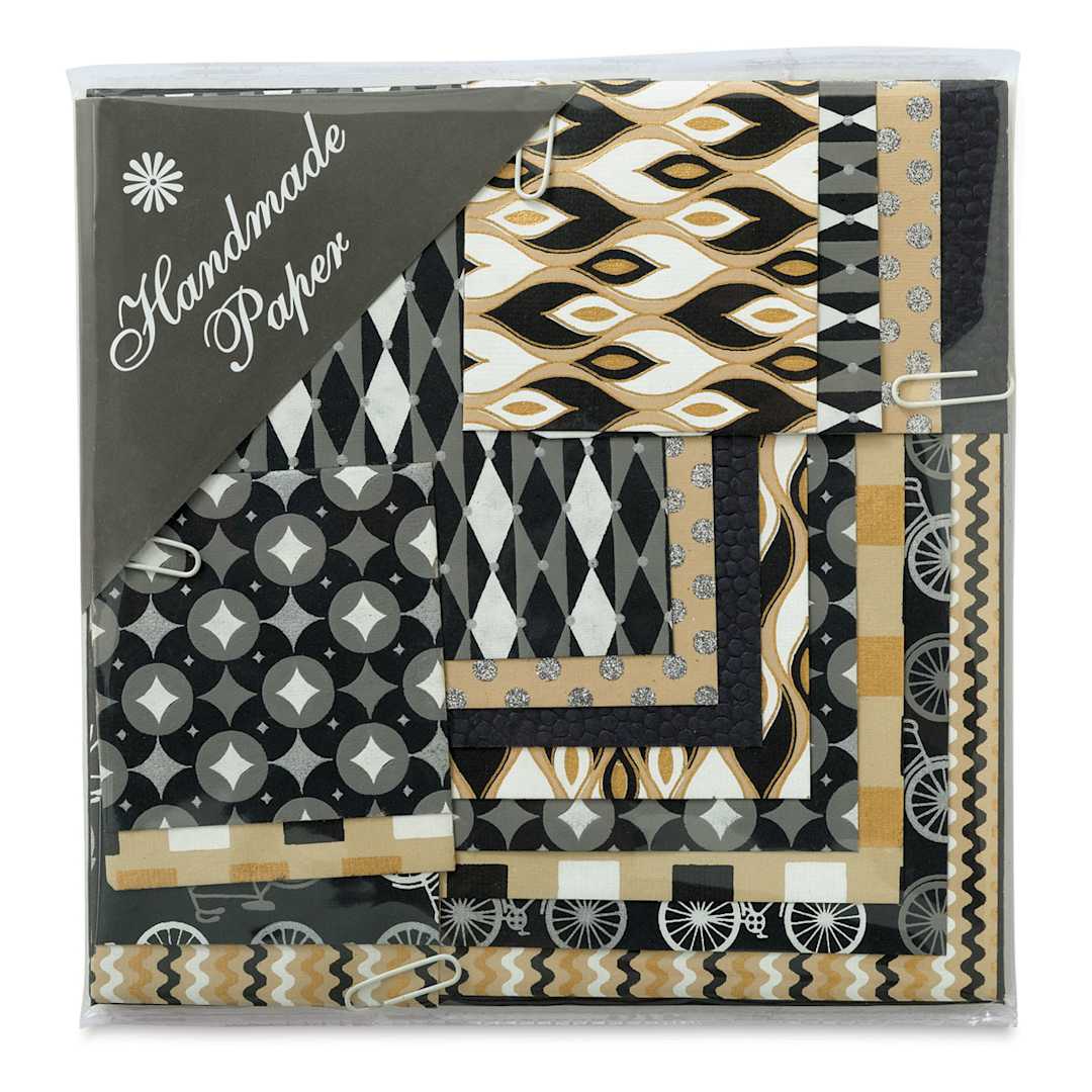 Open in modal - Shizen Mini Decorative Paper Value Pack - Black