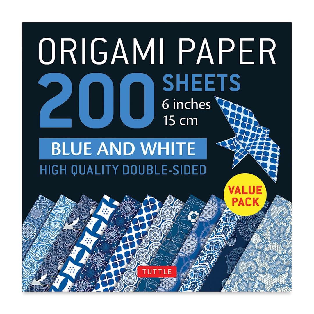 Open in modal - Tuttle Origami Pack Blue and White Patterns