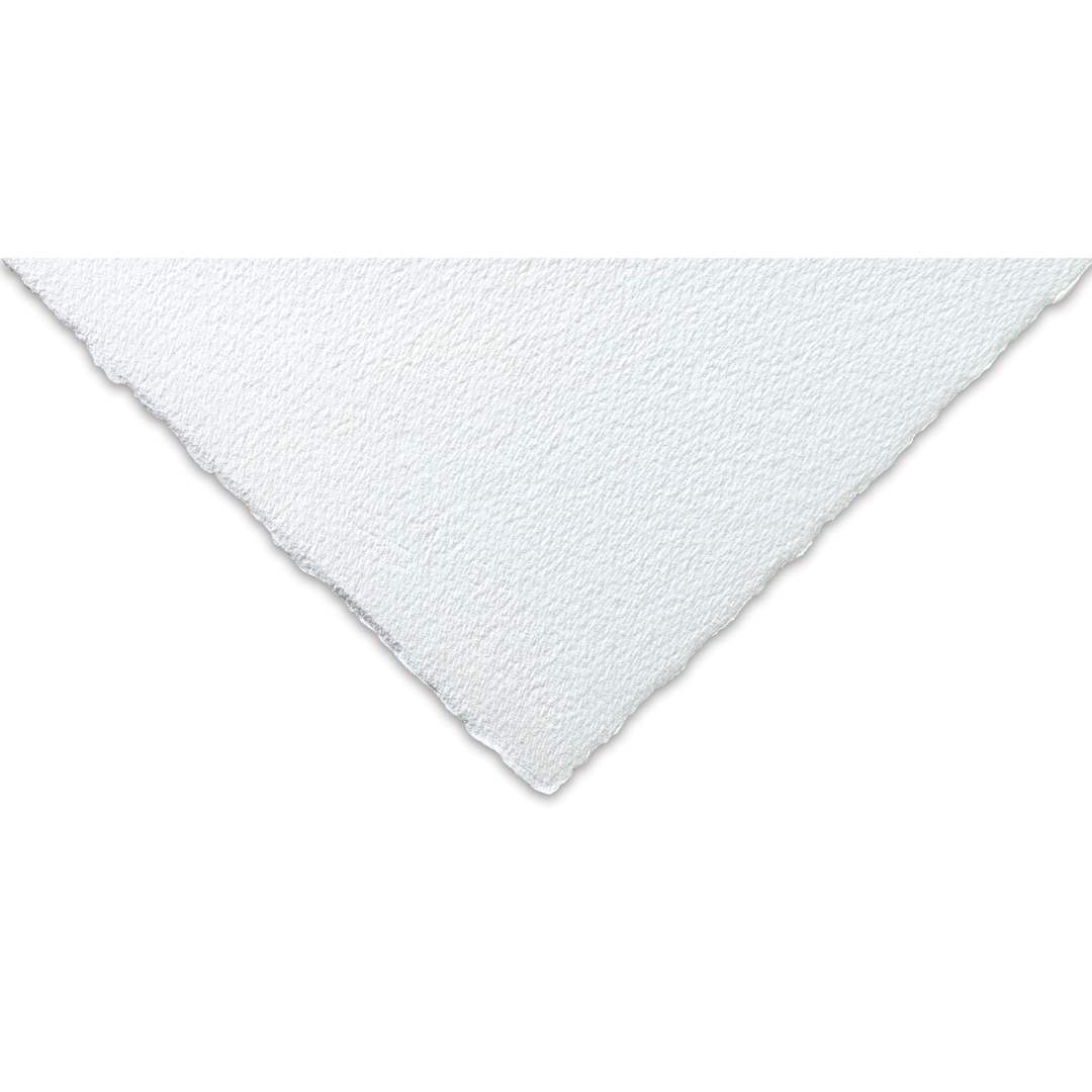 Open in modal - Arches Natural White Watercolor Paper - Rough, 22" x 30", close-up of a single sheet