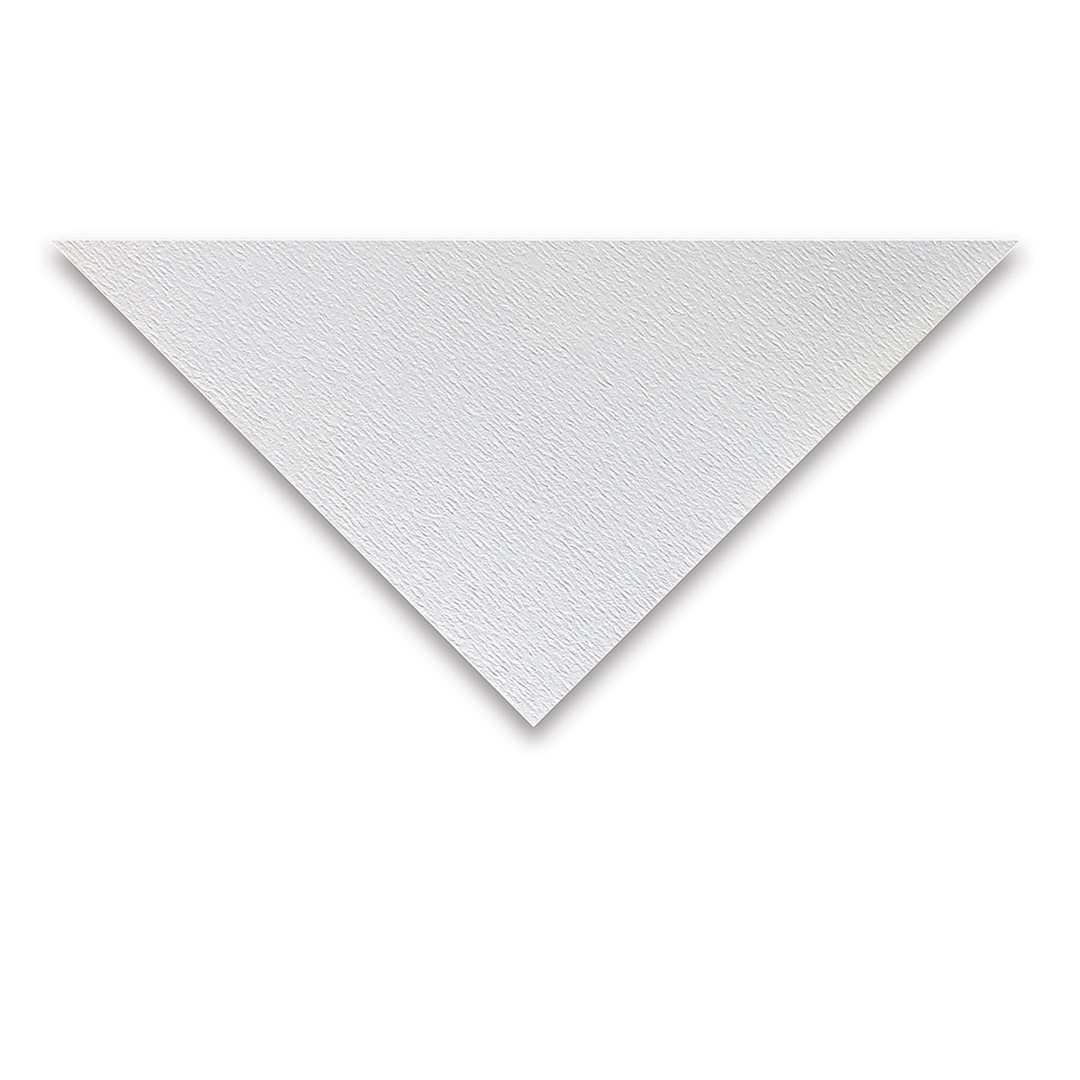 Open in modal - Bienfang Lightweight Student Watercolor Paper - Corner of 90 lb sheet showing color and texture