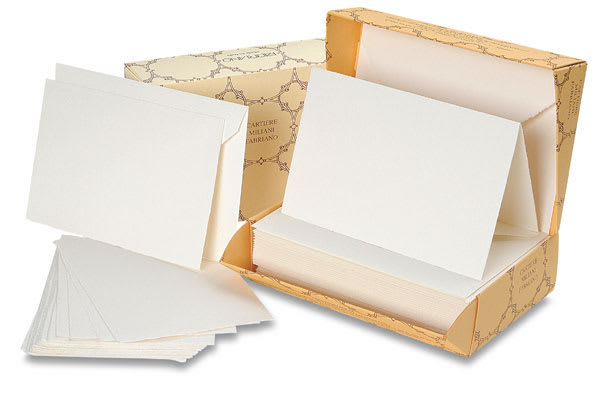 Open in modal - Fabriano Medioevalis Stationery - Assortment of cards and envelopes shown 